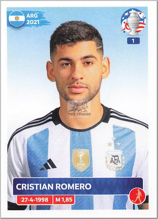Copa America 2024 - ARG6 - Cristian Romero  Panini   