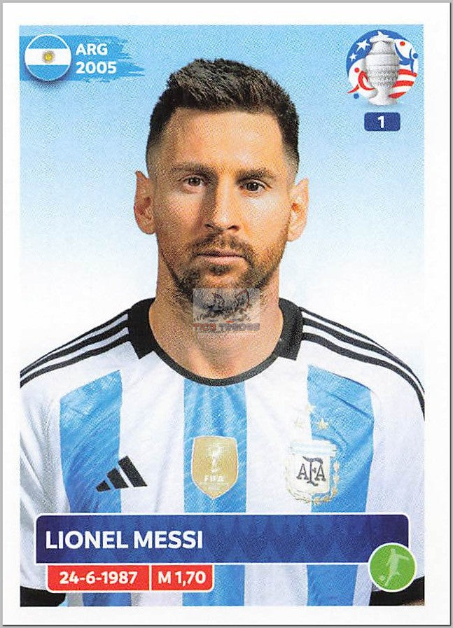 Copa America 2024 - ARG19 - Lionel Messi  Panini   