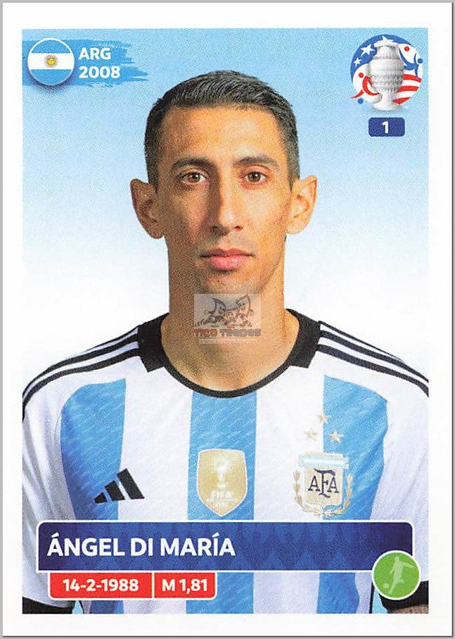Copa America 2024 - ARG21 - Angel Di Maria  Panini   