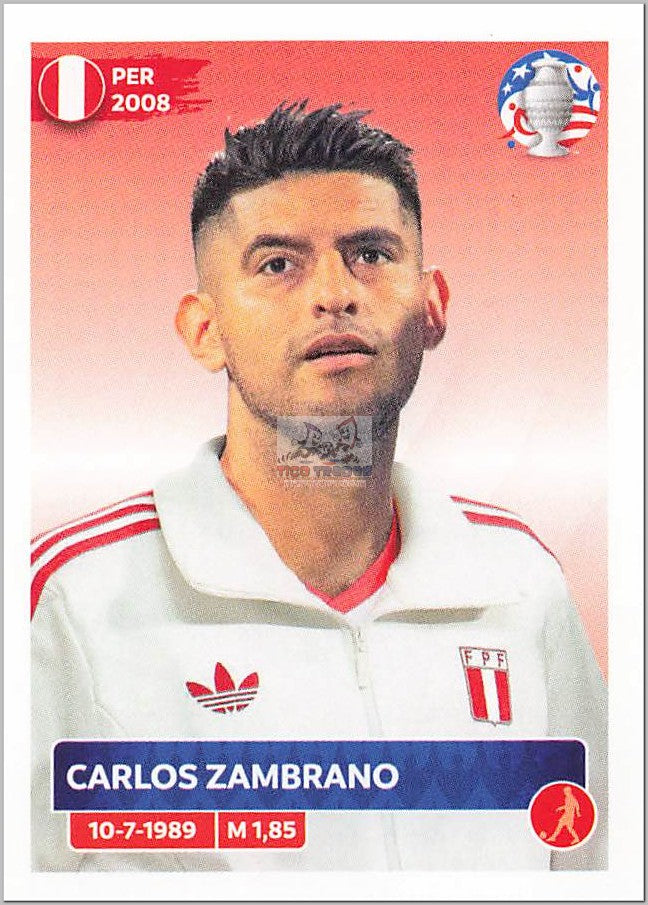 Copa America 2024 - PER6 - Carlos Zambrano  Panini   