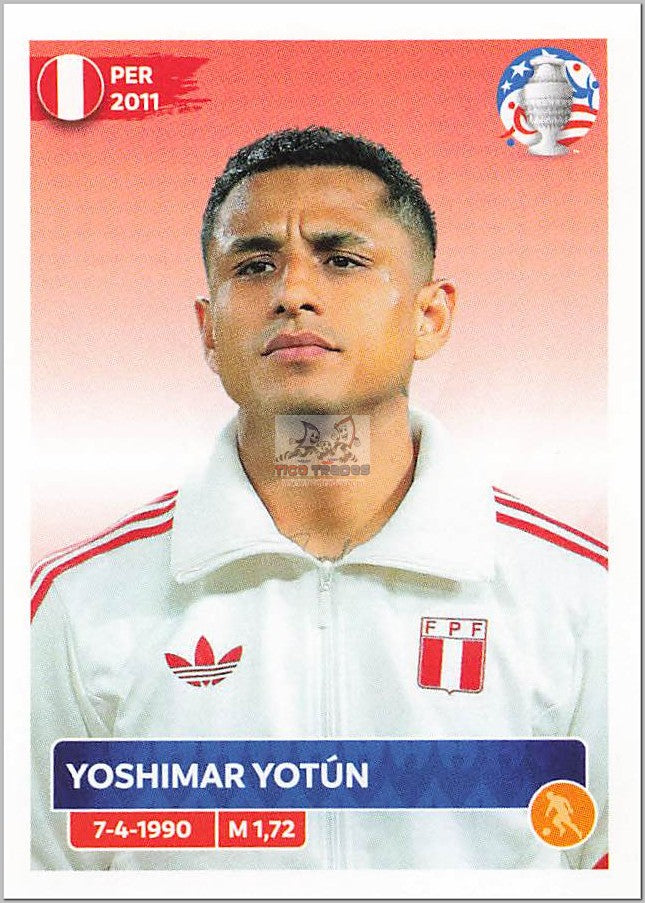 Copa America 2024 - PER15 - Yoshimar Yotun  Panini   