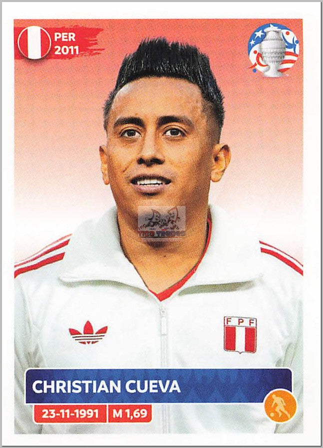 Copa America 2024 - PER17 - Christian Cueva  Panini   