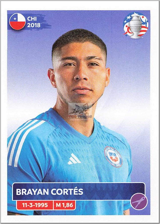 Copa America 2024 - CHI3 - Brayan Cortes  Panini   