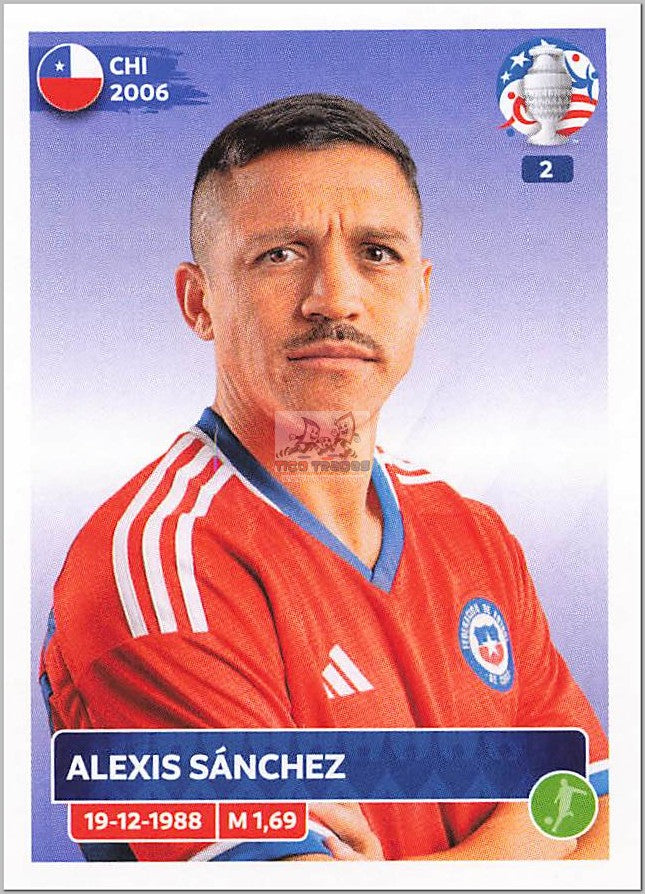 Copa America 2024 - CHI21 - Alexis Sanchez  Panini   