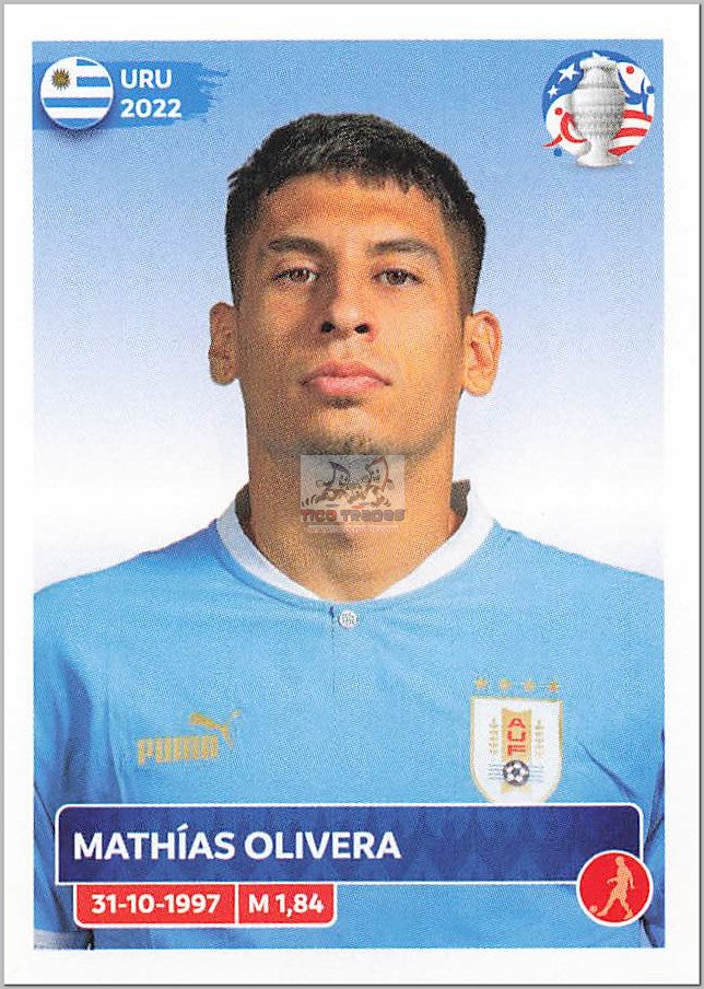 Copa America 2024 - URU11 - Mathias Olivera  Panini   