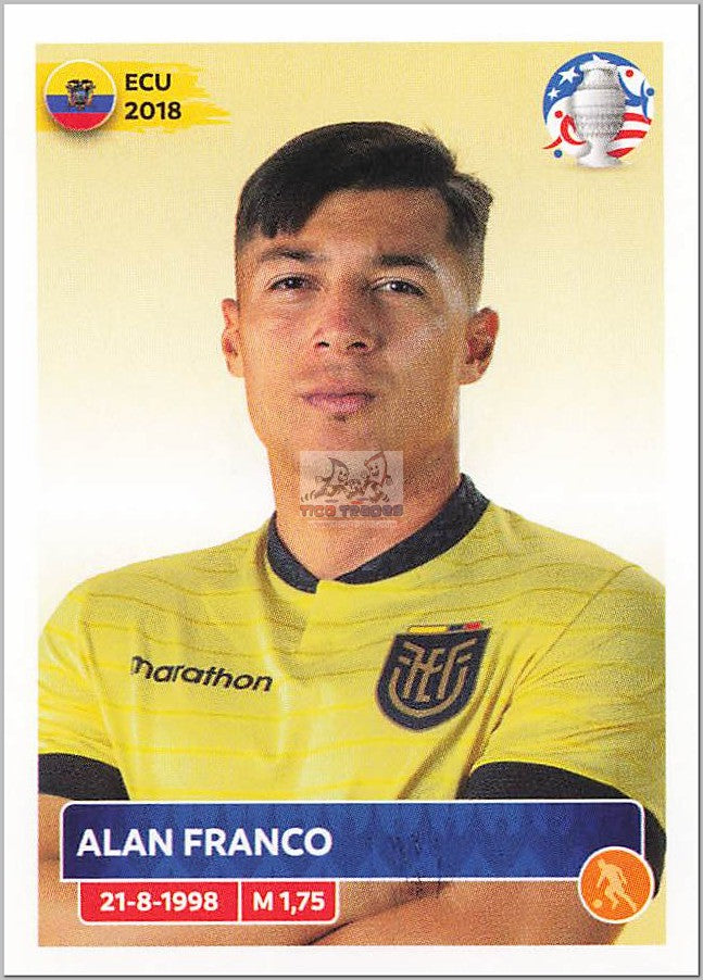Copa America 2024 - ECU12 - Alan Franco  Panini   
