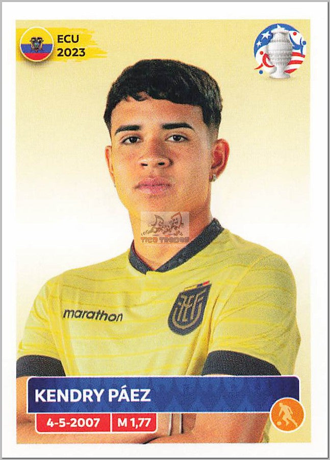 Copa America 2024 - ECU17 - Kendry Paez  Panini   
