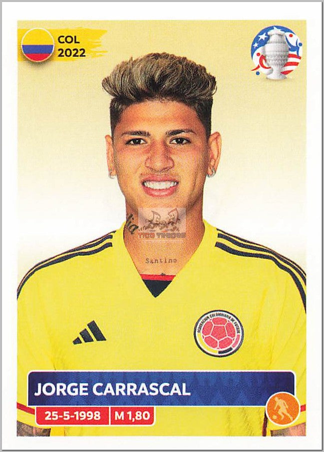 Copa America 2024 - COL12 - Jorge Carrascal  Panini   