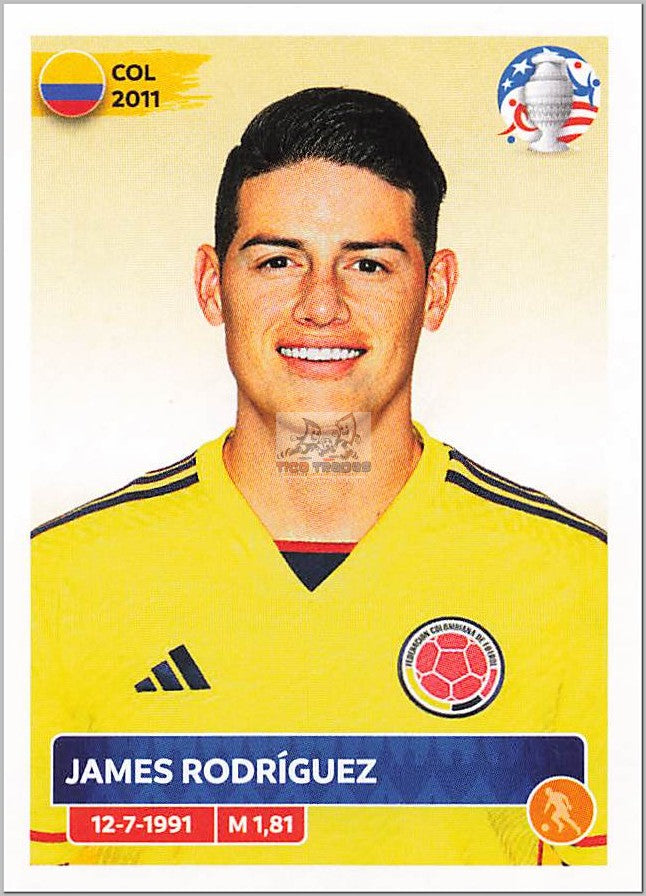 Copa America 2024 - COL18 - James Rodriguez  Panini   