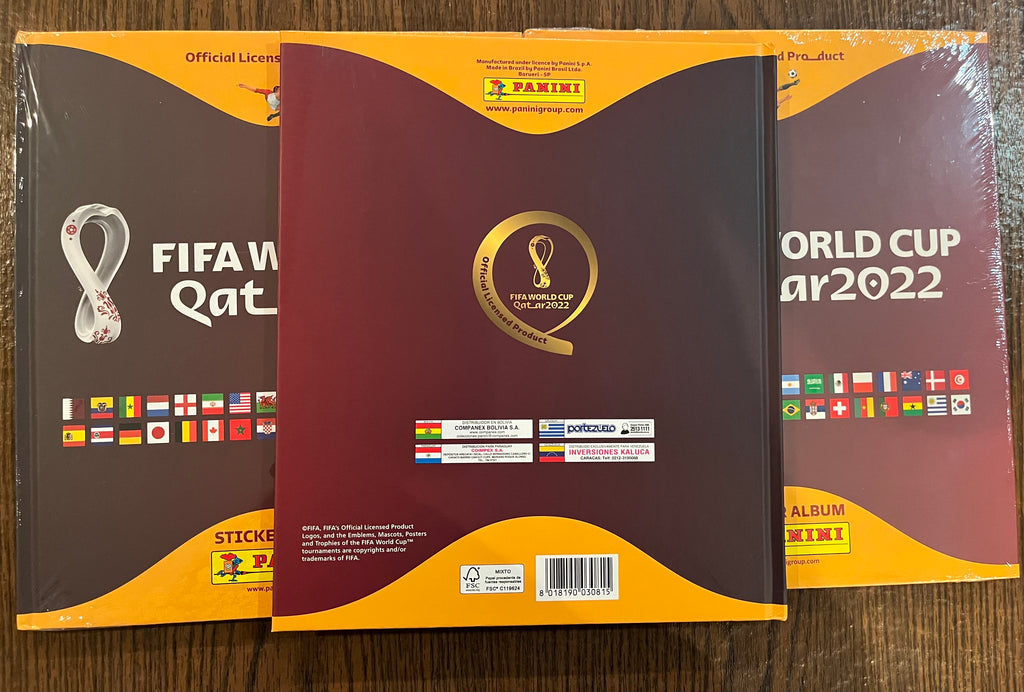 Panini Qatar World Cup - 2022 - Orange HARDCOVER Album  Panini   