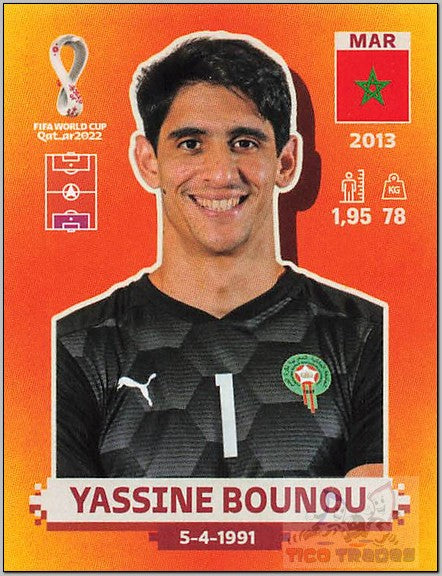 Orange - MAR2 Yassine Bounou  Panini   