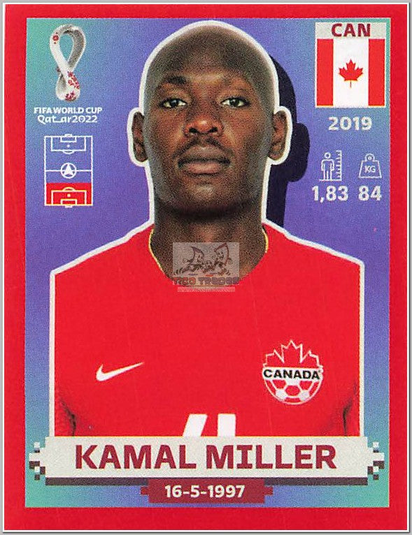 CAN9 Kamal Miller - Red Border  Panini   