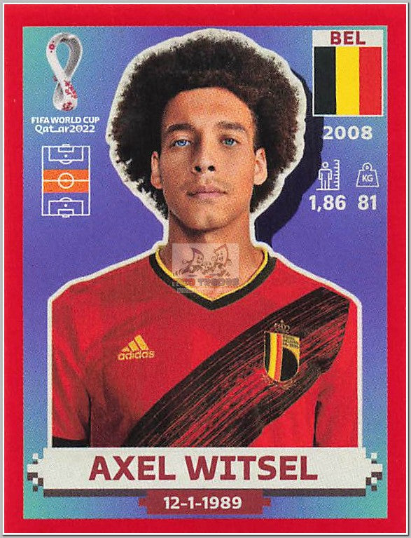 BEL16 Axel Witsel - Red Border  Panini   