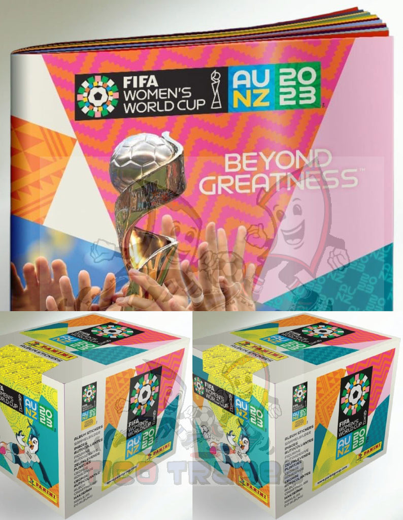 Panini Fifa Women's World Cup - AU & NZ -  2023 - Album & 2 Boxes  Panini   