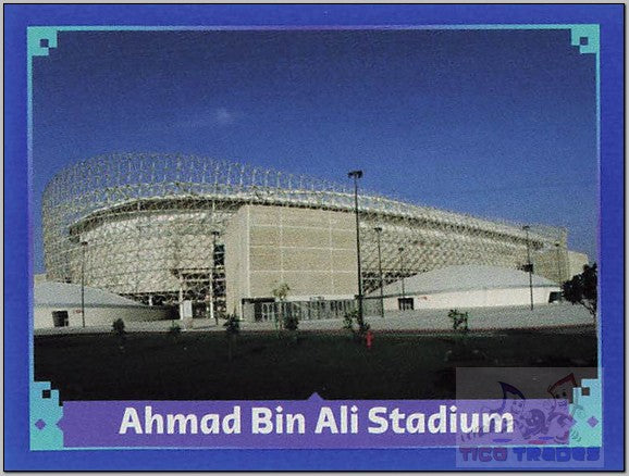 Blue Border - FWC8 Ahmad Bin Ali Stadium  Panini   