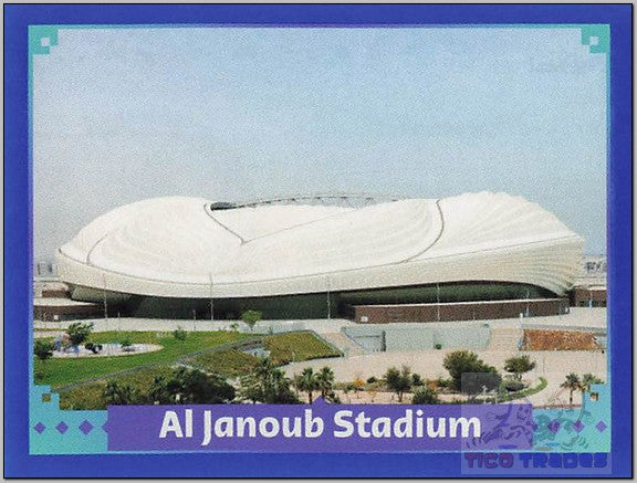Blue Border - FWC9 Al Janoub Stadium  Panini   