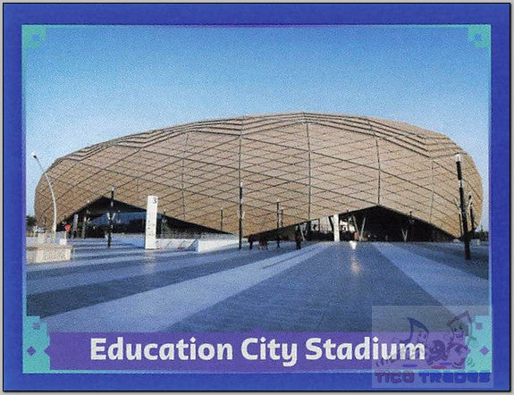 Blue Border - FWC11 Education City Stadium  Panini   