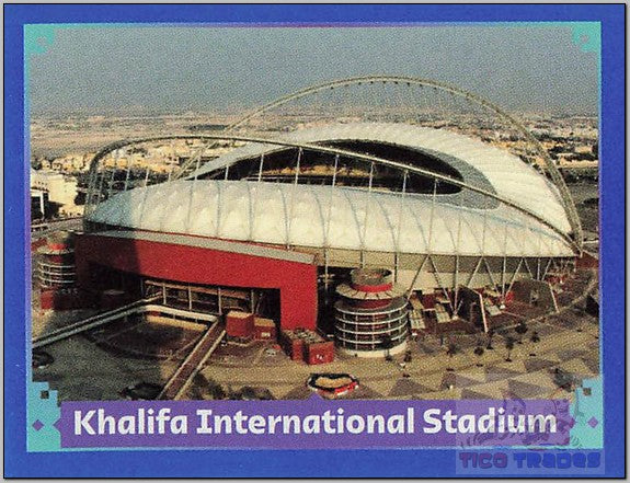 Blue Border - FWC12 Khalifa International Stadium  Panini   