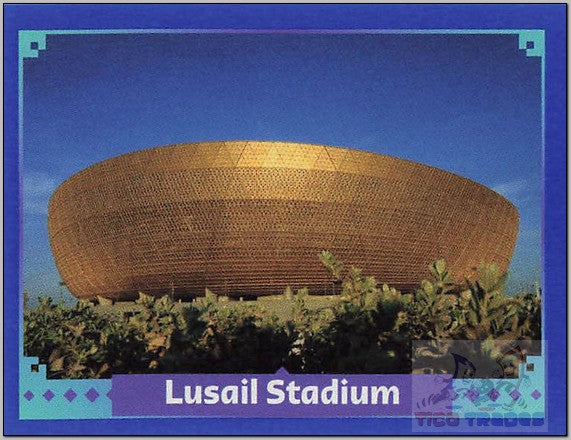 Blue Border - FWC16 Lusail Stadium outdoor  Panini   