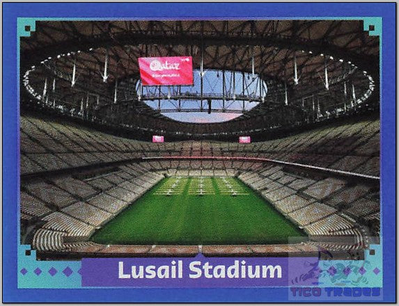 Blue Border - FWC17 Lusail Stadium indoor  Panini   