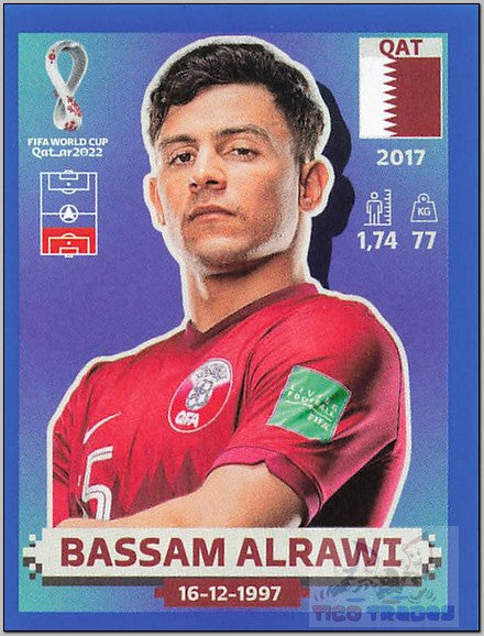 Blue Border - QAT6 Bassam Alrawi  Panini   