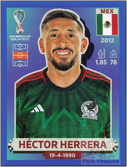 Blue Border - MEX15 Héctor Herrera  Panini   