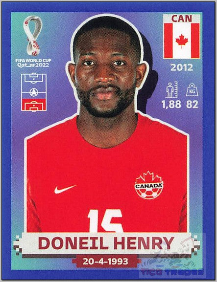 Blue Border - CAN6 Doneil Henry  Panini   