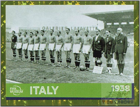Blue Border - FWC20 Italy 1938 FOIL  Panini   