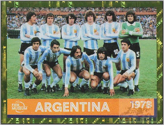 Blue Border - FWC24 Argentina 1978 FOIL  Panini   