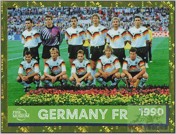 Blue Border - FWC26 Germany 1990 FOIL  Panini   