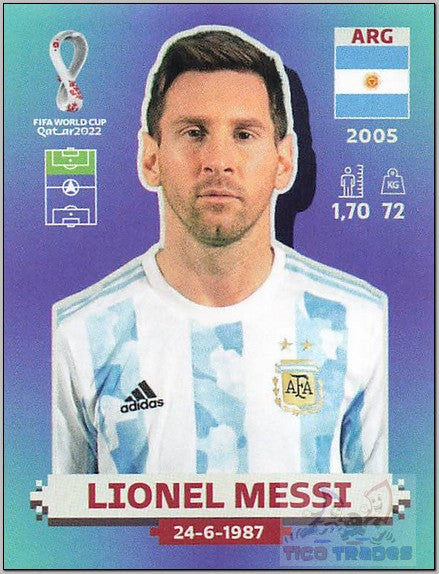 Borderless - ARG20 Lionel Messi  Panini   