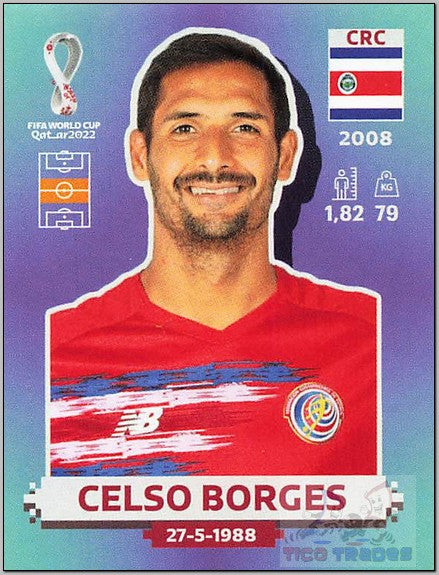 Borderless - CRC12 Celso Borges  Panini   