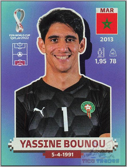 Borderless - MAR3 Yassine Bounou  Panini   