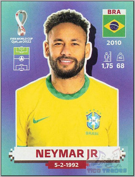 Borderless - BRA17 Neymar Jr  Panini   