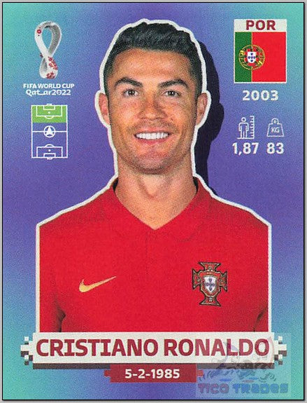 Borderless - POR18 Cristiano Ronaldo  Panini   