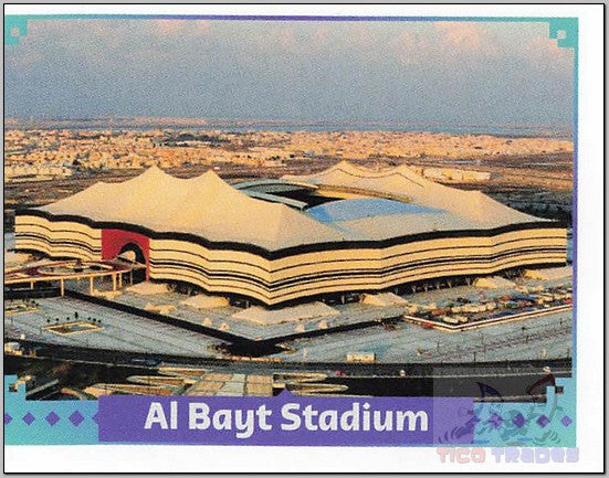 White Border - FWC14 Al Bayt Stadium outdoor  Panini   