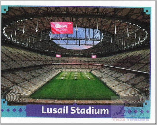 White Border - FWC17 Lusail Stadium indoor  Panini   