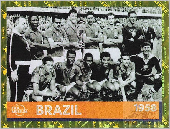 White Border - FWC21 Brazil 1958 FOIL  Panini   