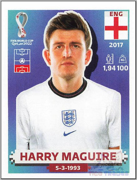 White Border - ENG7 Harry Maguire  Panini   