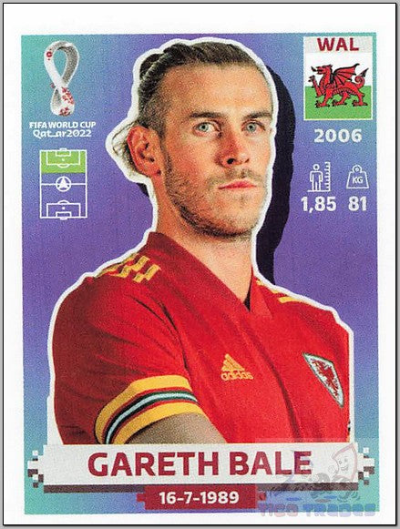 White Border - WAL17 Gareth Bale  Panini   