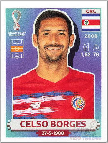 White Border - CRC12 Celso Borges  Panini   