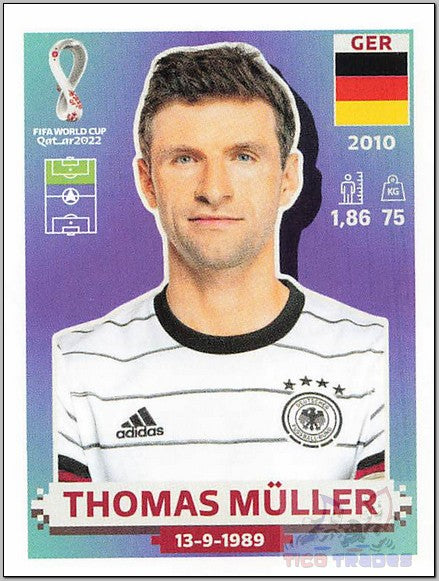 White Border - GER17 Thomas Müller  Panini   