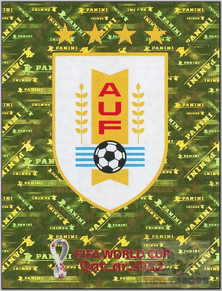 White Border - URU2 Team Logo FOIL  Panini   