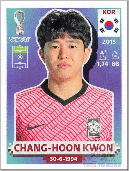 White Border - KOR18 Chang-hoon Kwon  Panini   