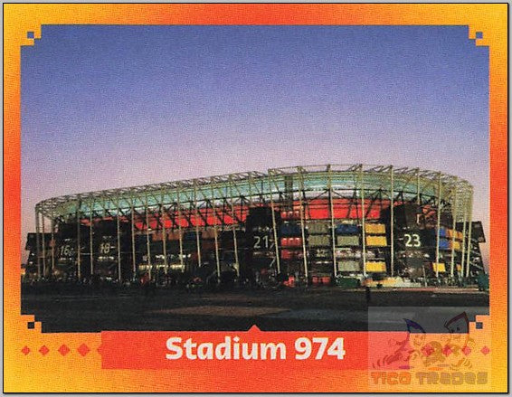 Orange - FWC13 Stadium 974  Panini   