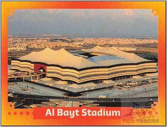 Orange - FWC14 Al Bayt Stadium outdoor  Panini   