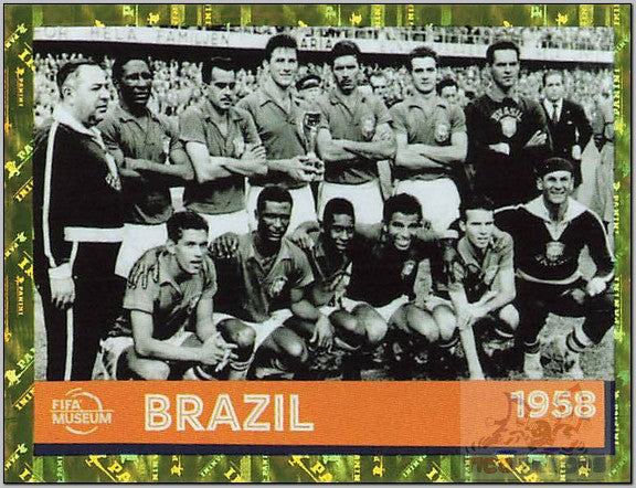 Orange - FWC21 Brazil 1958 FOIL  Panini   