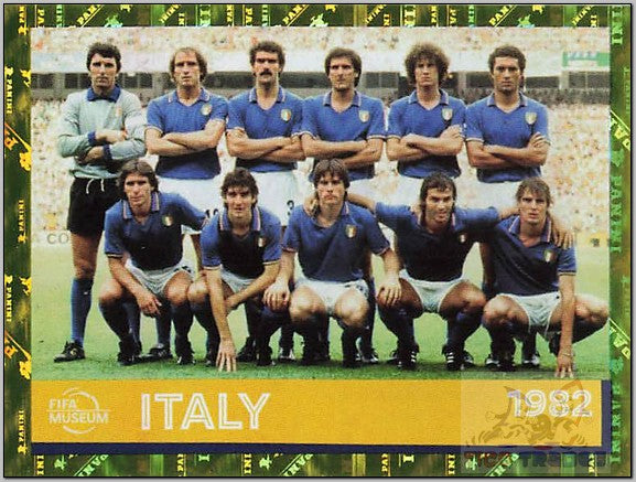 Orange - FWC25 Italy 1982 FOIL  Panini   