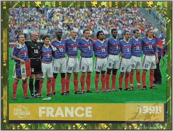 Orange - FWC27 France 1998 FOIL  Panini   