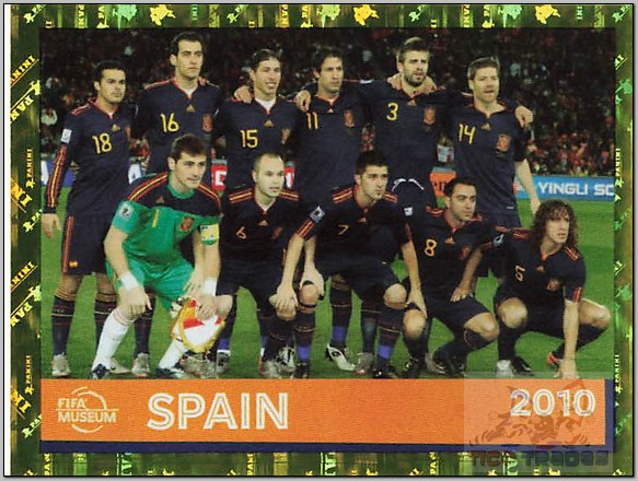 Orange - FWC28 Spain 2010 FOIL  Panini   